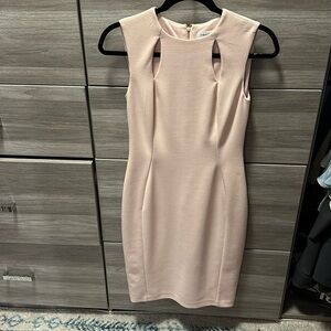 Blush sheath dress